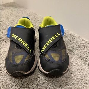 Merrell Kids Black and Blue Sneakers